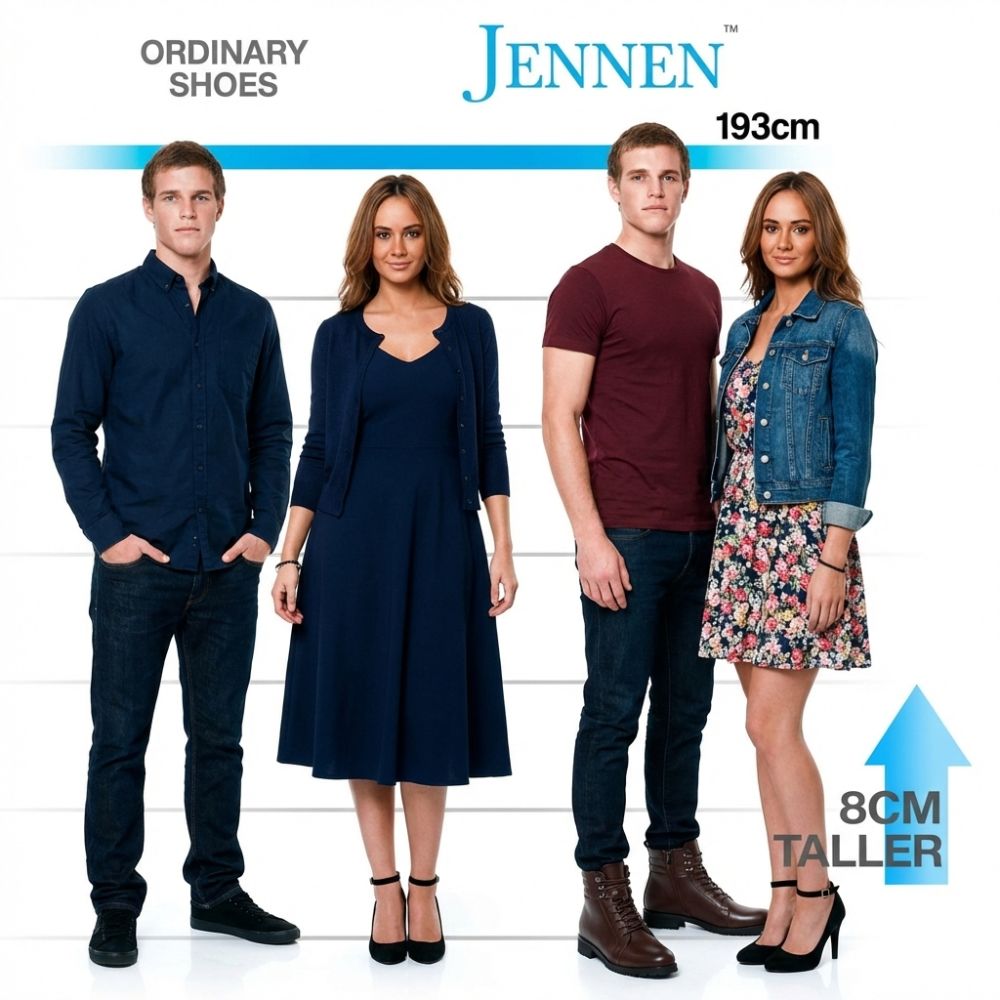 Mr. Abela 8cm | 3.2 inches Brown Stylish Elevator Leather Boots