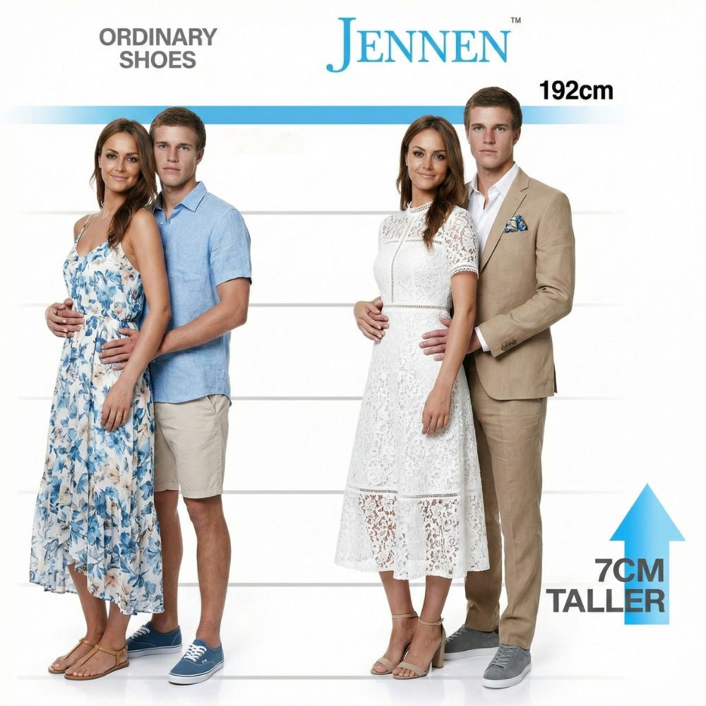 Mr. Banksy Grey 7cm | 2.8 inches Taller Suede Sneakers with Lifts for Men