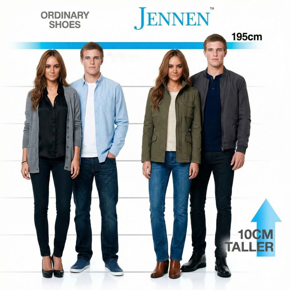 Mr. Baron Black 10cm | 4 inches Taller Height Increase Boots