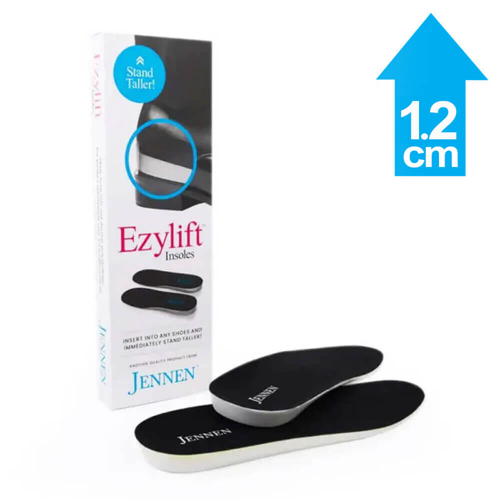 1.2cm Ezylift Soft Heel Shoe Lift Insert Insoles to Increase Height