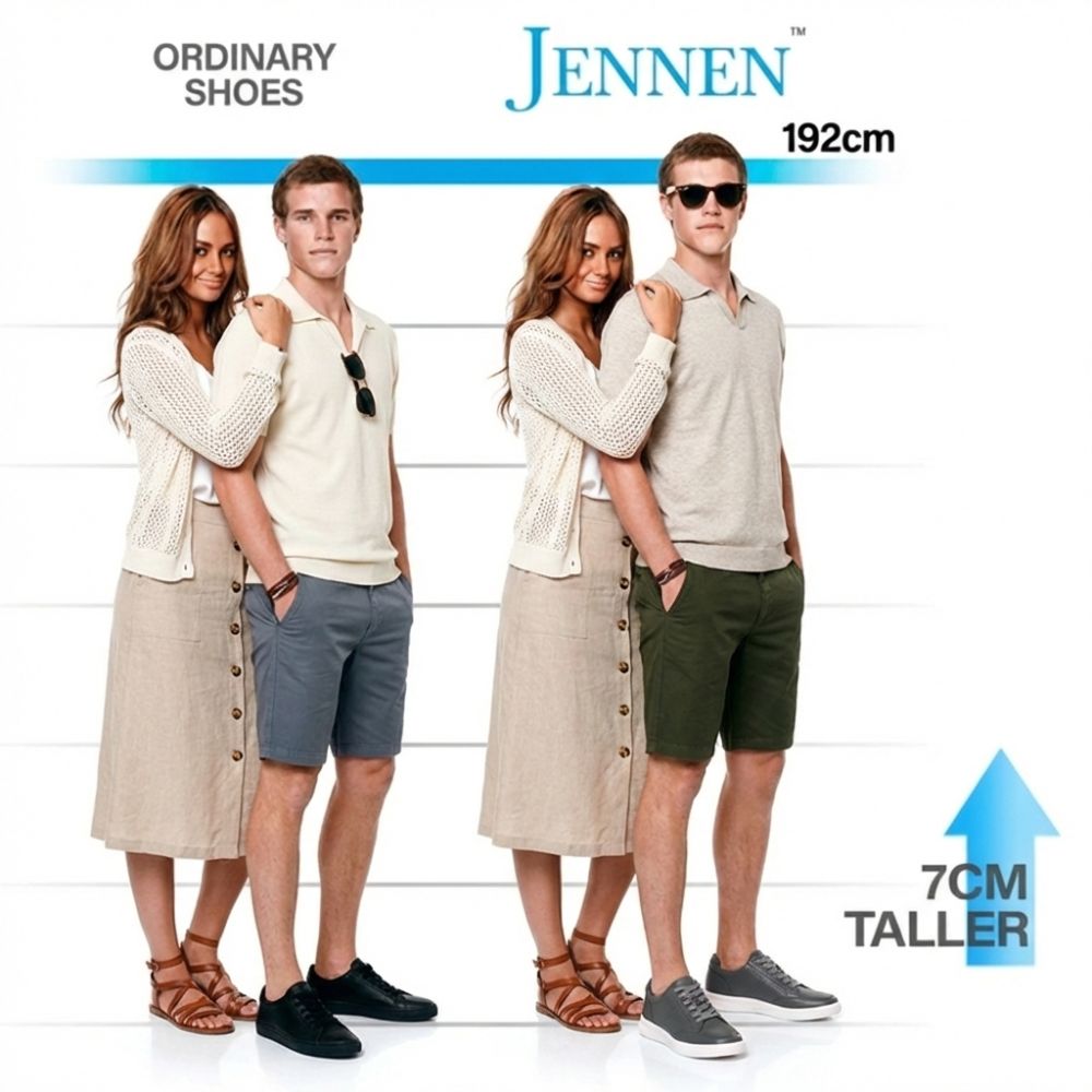 Mr. Federer 7cm | 2.8 inches Dark Grey Height Increasing Casual Shoes