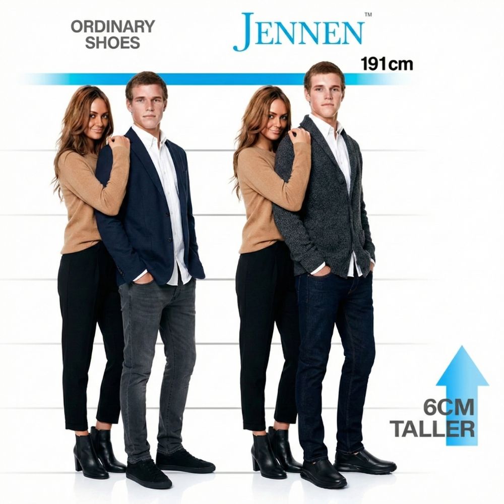 Mr. Ka Ming 6cm | 2.4 Inches Height Boost | Elevator Shoes for Everyday Use