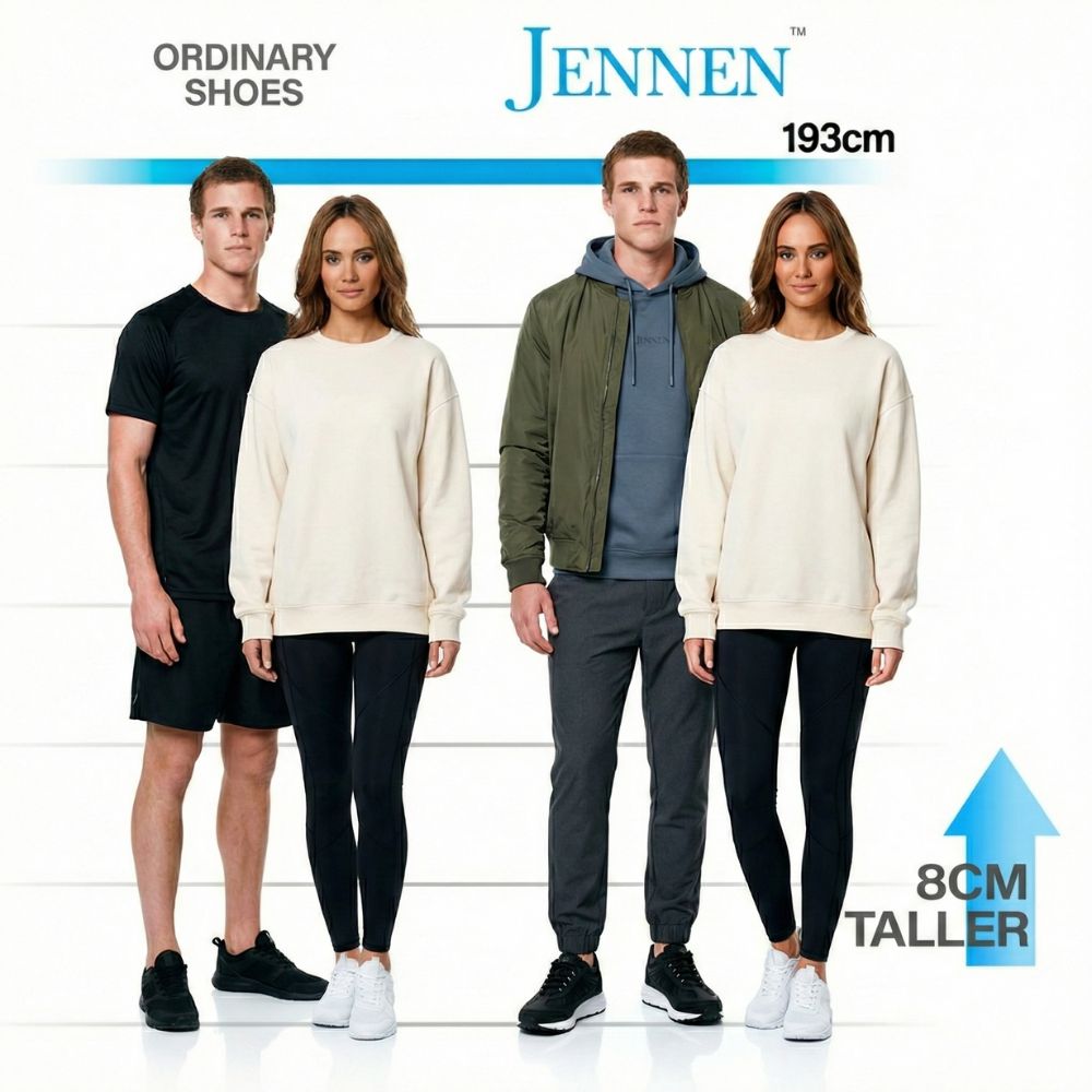 Mr. Kaizer 8cm | 3.2 Inches Height Boost | Lightweight Height Boosting Sports Shoes