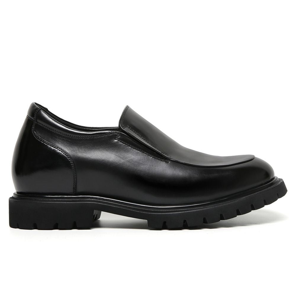 Mr. Vengarov Black 8cm | Formal Slip-On Wedding Shoes (3.2")
