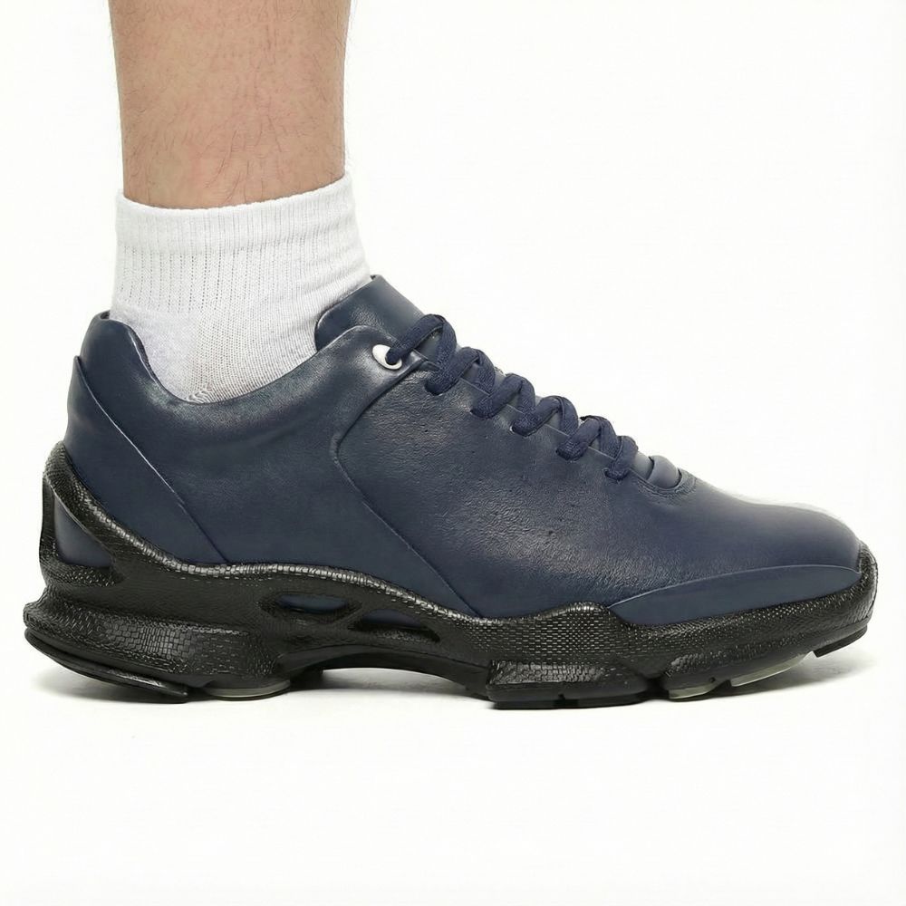 Mr. Paul Navy Blue 7cm | Instant Height-Boosting Kicks (2.8")