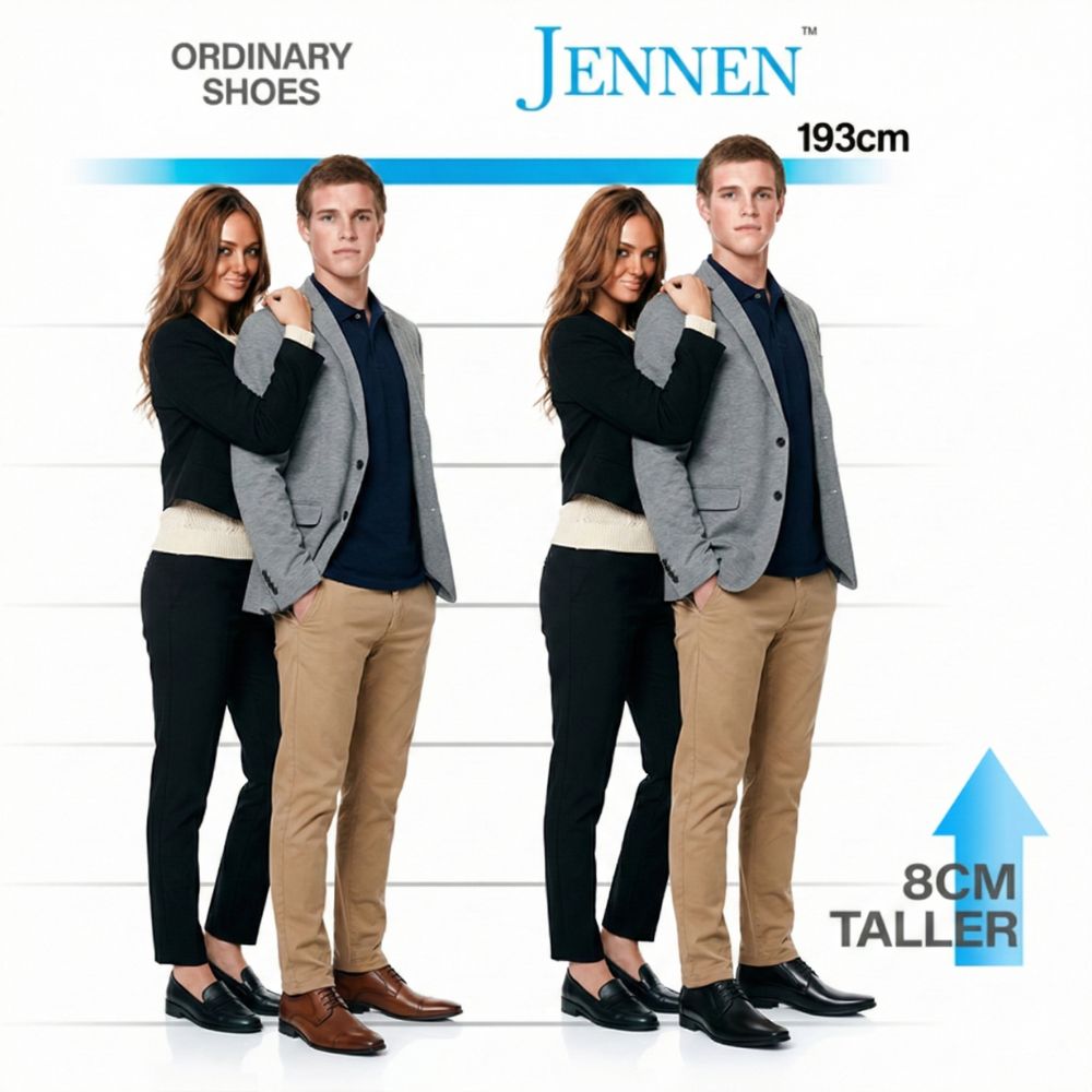 Mr. Parkinson Black 8cm | 3.2 inches Taller Wedding Shoes Men