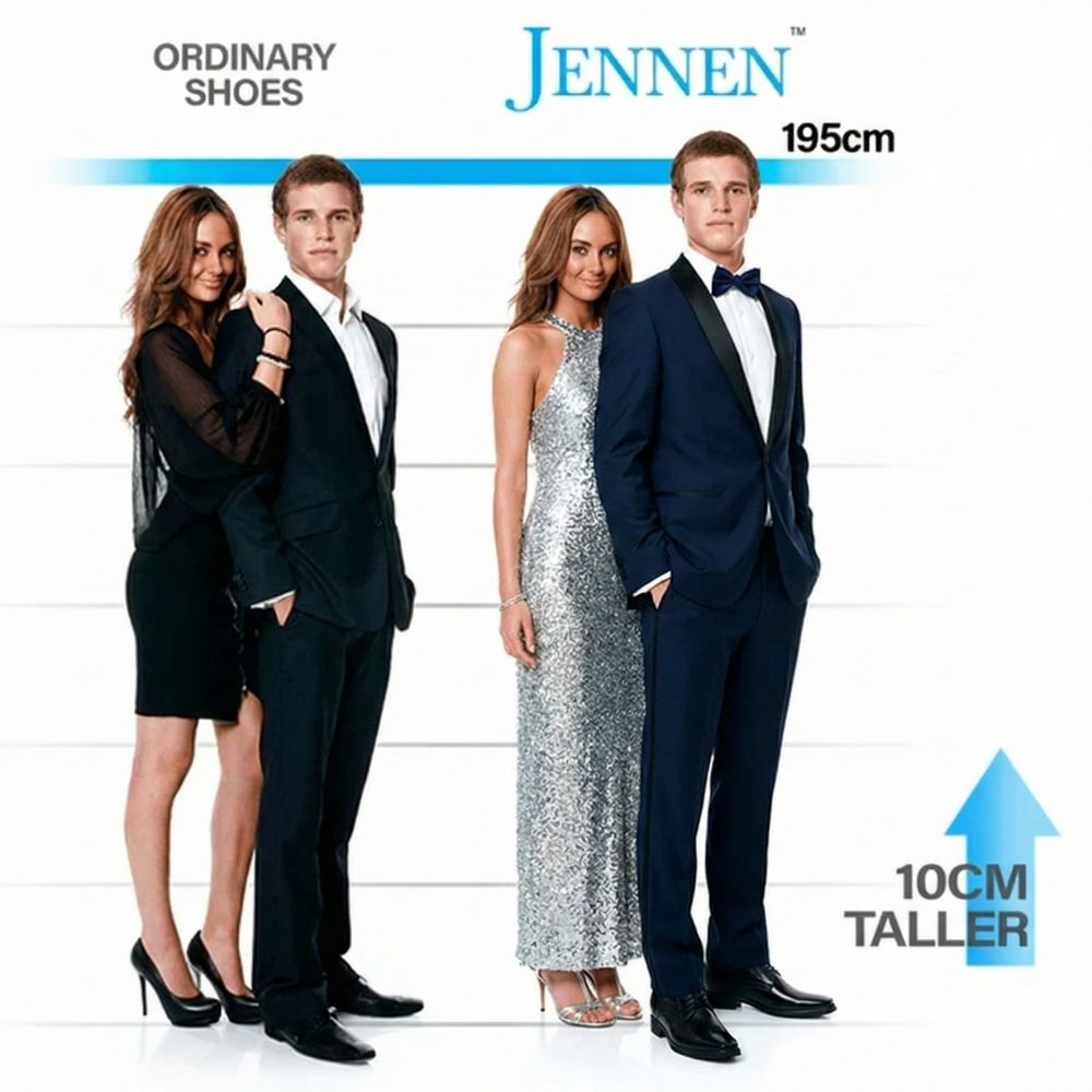 Mr. Rachmaninoff Black 10cm | 4 inches Tallest Men Platform Shoes