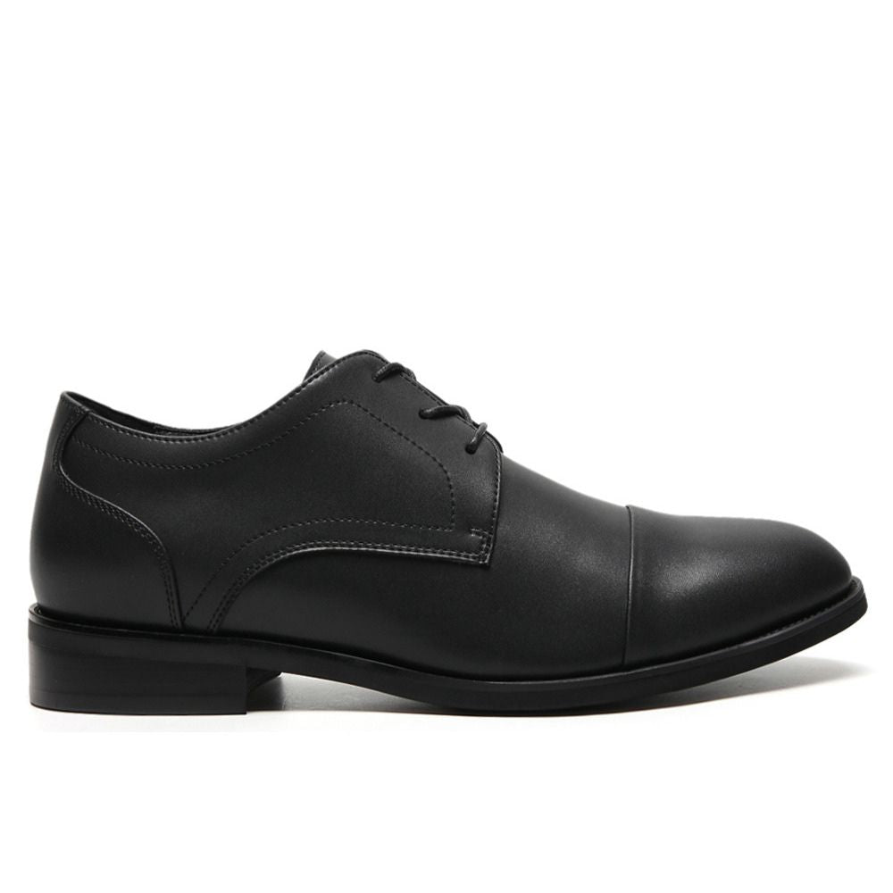 Vegan Height boosting formal black shoes