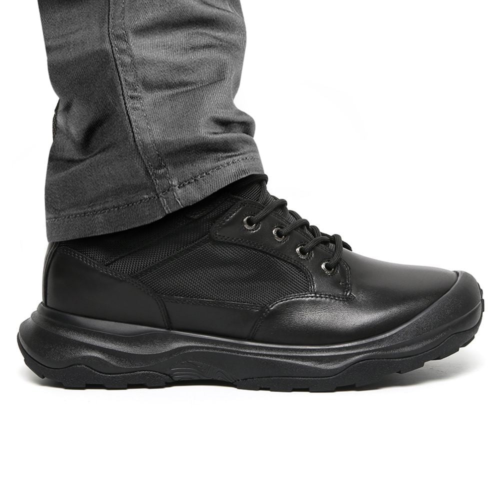 Mr. Goggins Black 8cm | Elite Elevated Tactical Boots (3.2")