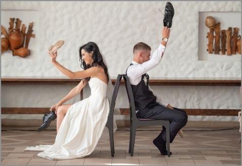 Tall groom and short bride: When high heels are not enough