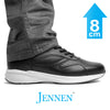 Mr. Pippen 8cm | 3.2 inches Taller Black High Top Leather Kicks