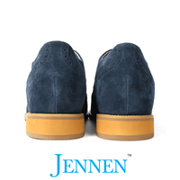 Mr. Hogan 7cm | 2.8 inches Urban Style Blue Suede Leather with Heels