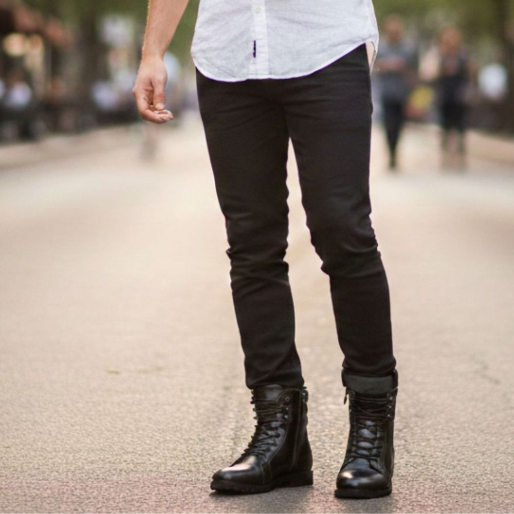 Mr. Abela 8cm | 3.2 inches Taller Men's Black Elevator Boots