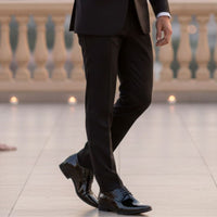 Mr. Parkinson Patent Black 8cm | Patent Formal Elevator Shoes (3.2")