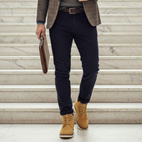 Mr. George | 8cm Height Increasing Suede Men's Elevator Boots