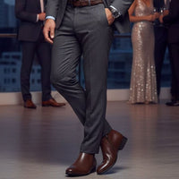 Mr. Ferras Brown 8cm | 3.2 inches Tall Hidden Heel Mens Boots