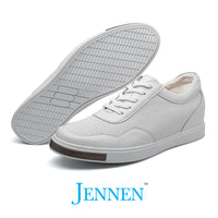 Mr. Nadal 6cm | 2.4 inches Taller White Classic Leather Sneakers