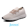 White Lace Up Casual 7cm Instant tall Sneakers