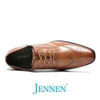 Mr. Gounod Light Brown 7cm | 2.8 inches Taller Business Shoes for Men