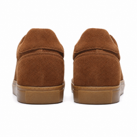 Mr. Jackie 7cm | 2.8 inches Brown Taller Casual Suede Sneakers