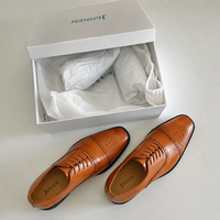7cm brown platform shoes