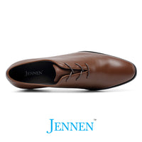 Mr. Assange Brown 7cm | 2.8 inches Taller Wedding Shoes for Men