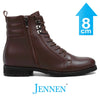 Mr. Abela 8cm | 3.2 inches Brown Stylish Elevator Leather Boots