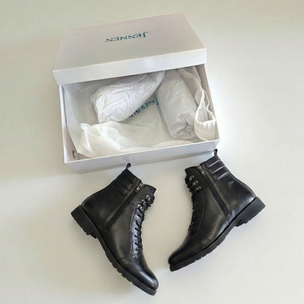 Mr. Abela 8cm | 3.2 inches Taller Men's Black Elevator Boots