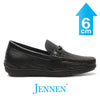 Mr. Adendorff Black 6cm | 2.4 inches Taller Men Low Platform Shoes