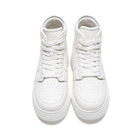 Mr. Alex White 10cm | Height-Increasing Leather Sneakers (4")