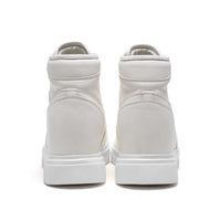 Mr. Alex White 10cm | Height-Increasing Leather Sneakers (4")