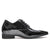  7cm taller Black patent leather  formal elevator footwear for special occasions