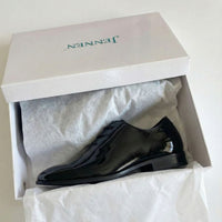 Mr. Assange Patent Black 7cm | 2.8 inches Taller Wedding Shoes for Men