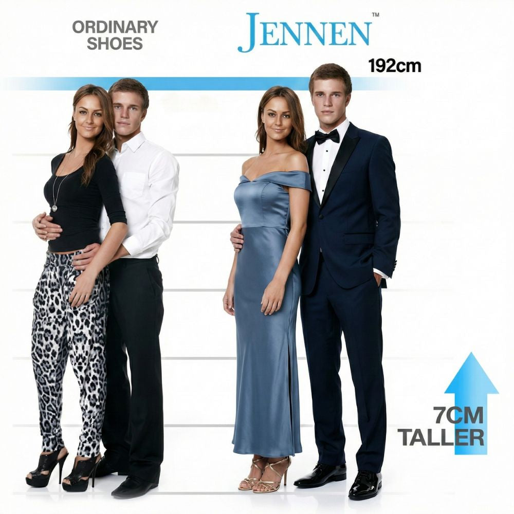 Mr. Aristotle 7cm | 2.8 inches Taller Patent Wedding Shoes Men