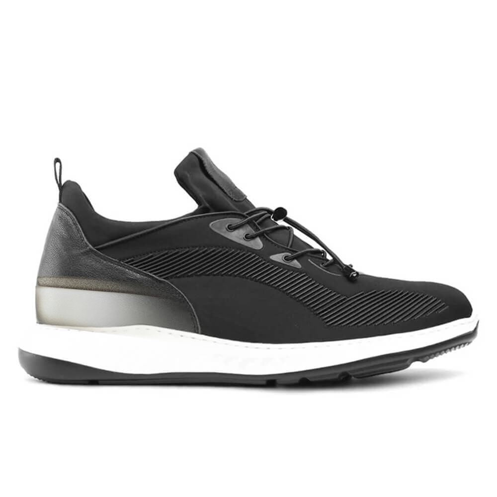 Mr. Bolt Delta Black 6cm | 2.4 inches Taller Height Increasing Sneakers