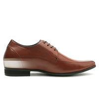 Mr. Bruch Brown 7.5cm | 3 inches Taller Formal Mens Height Lift Shoes