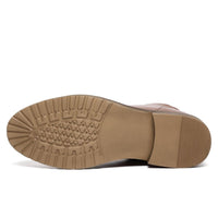 Mr. Barnett Brown 8cm | Handcrafted Gentleman’s Lace-Up Boots (3.2")