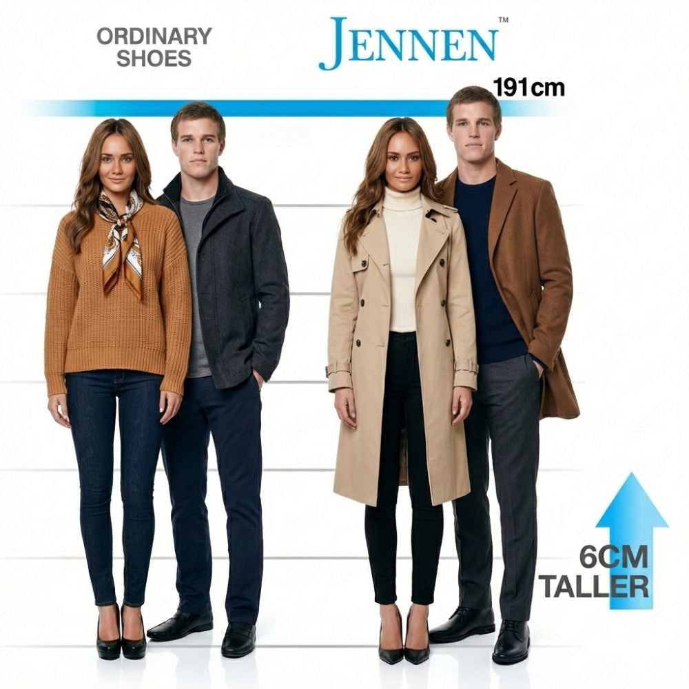 Mr. Basquiat 6cm | 2.4 Inches Height Boost | Formal Vegan Elevator Boots