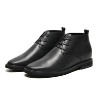 6cm taller stylish height-increasing elevator shoes
