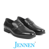 Mr. Brand 5cm | 2 inches Office Style Black Leather Slip On for Men