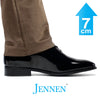 Mr. Assange Black 7cm | 2.8 inches Taller Patent Wedding Shoes for Men