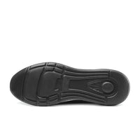 2.4 inches Taller Black athletic men's sneakers 