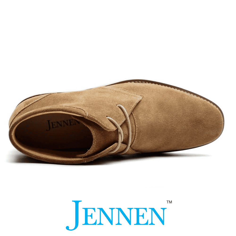 Mr. Mozart Brown | 7cm Taller - Elevator Boots For Men