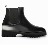 Mr. Callum Black 8cm | Premium Chelsea Elevator Boots (3.2")