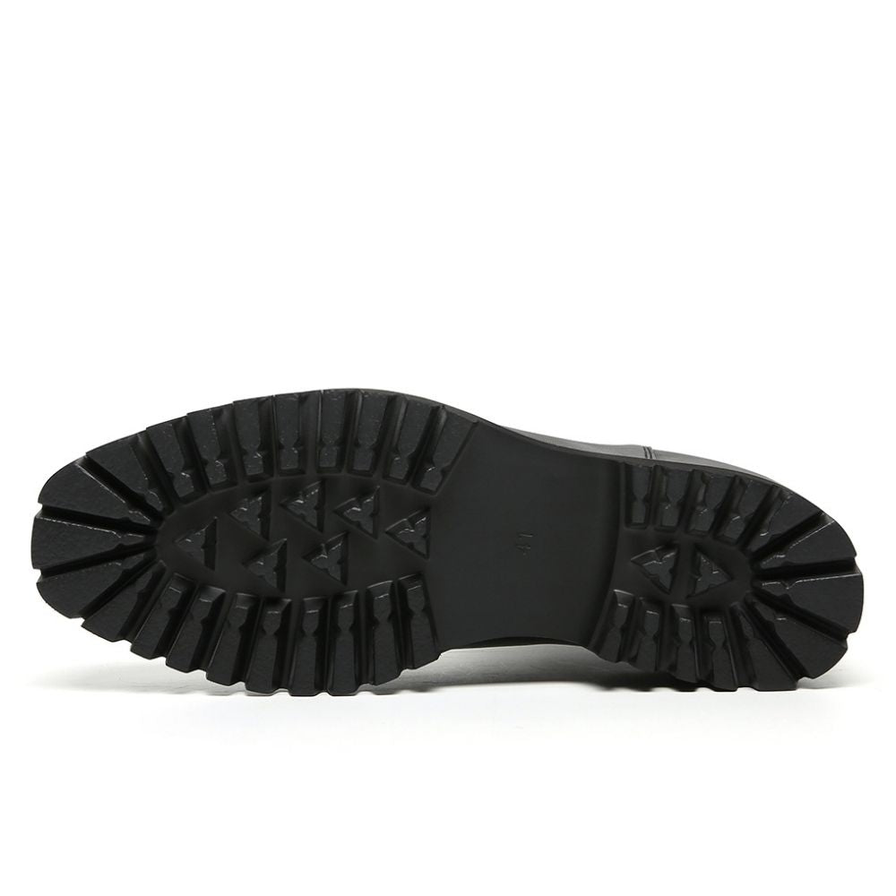 Mr. Callum Black 8cm | Premium Chelsea Elevator Boots (3.2")