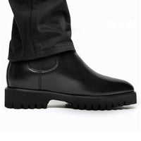 Mr. Callum Black 8cm | Premium Chelsea Elevator Boots (3.2")
