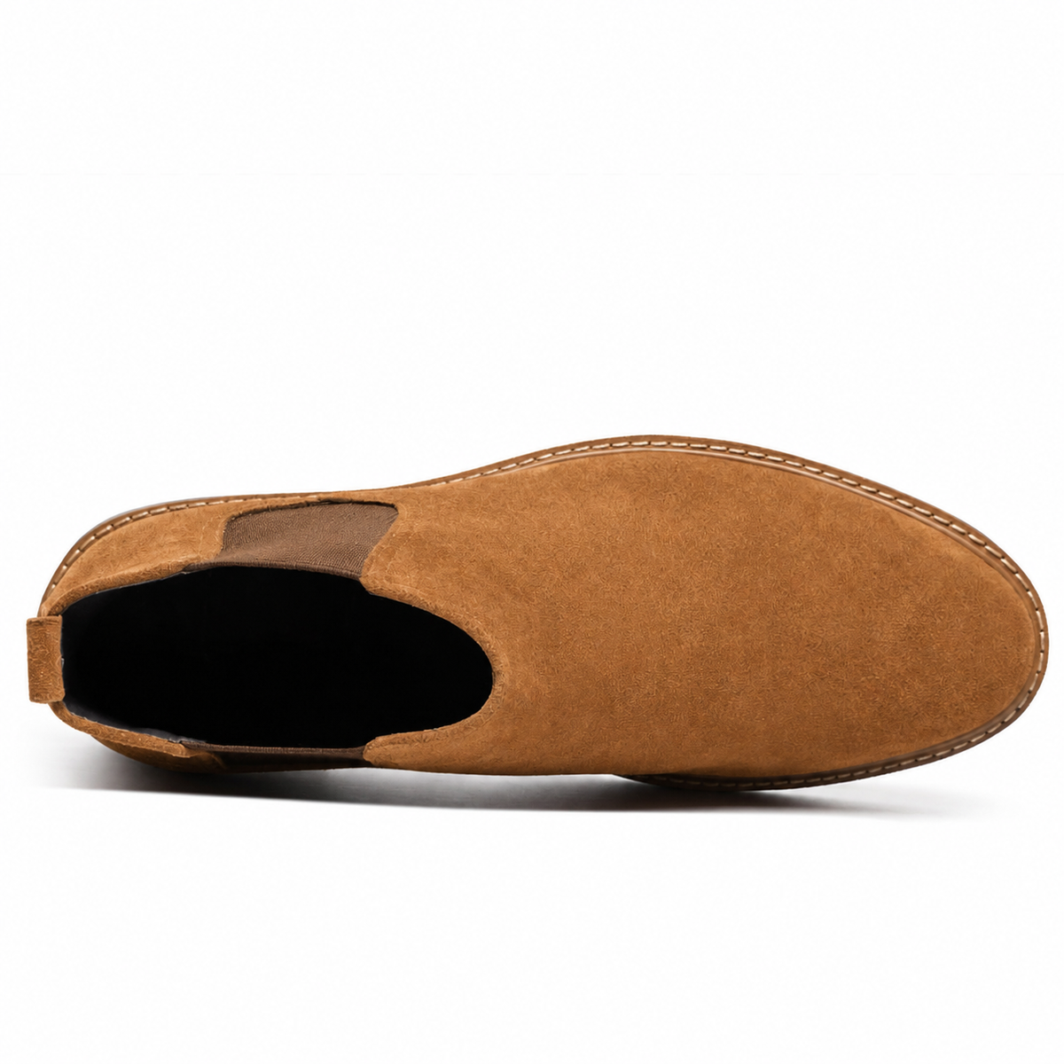 Mr. Tognetti Suede Dark Brown 7cm | Height-Boosting Suede Boots (2.8")