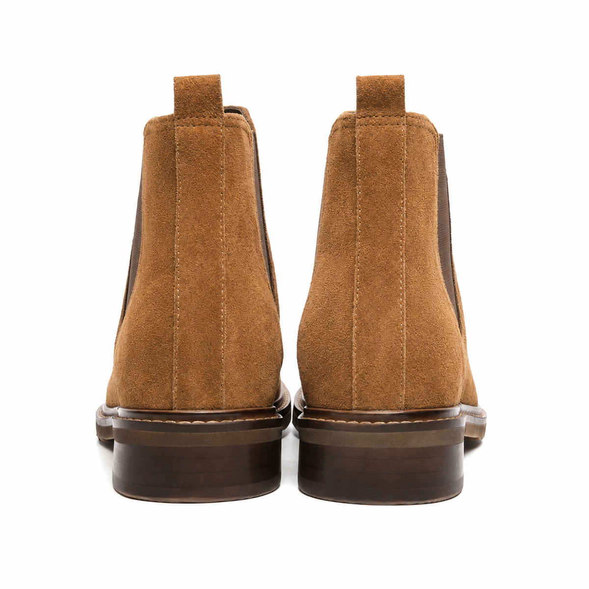 Mr. Tognetti Suede Dark Brown 7cm | Height-Boosting Suede Boots (2.8")
