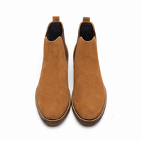 Mr. Tognetti Suede Dark Brown 7cm | Height-Boosting Suede Boots (2.8")