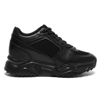 Mr. Coco All Black 10cm | Modern Height-Boosting Sneakers (4")